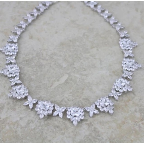 crystal bridal headband forehead headpiece - Picture 5 of 8